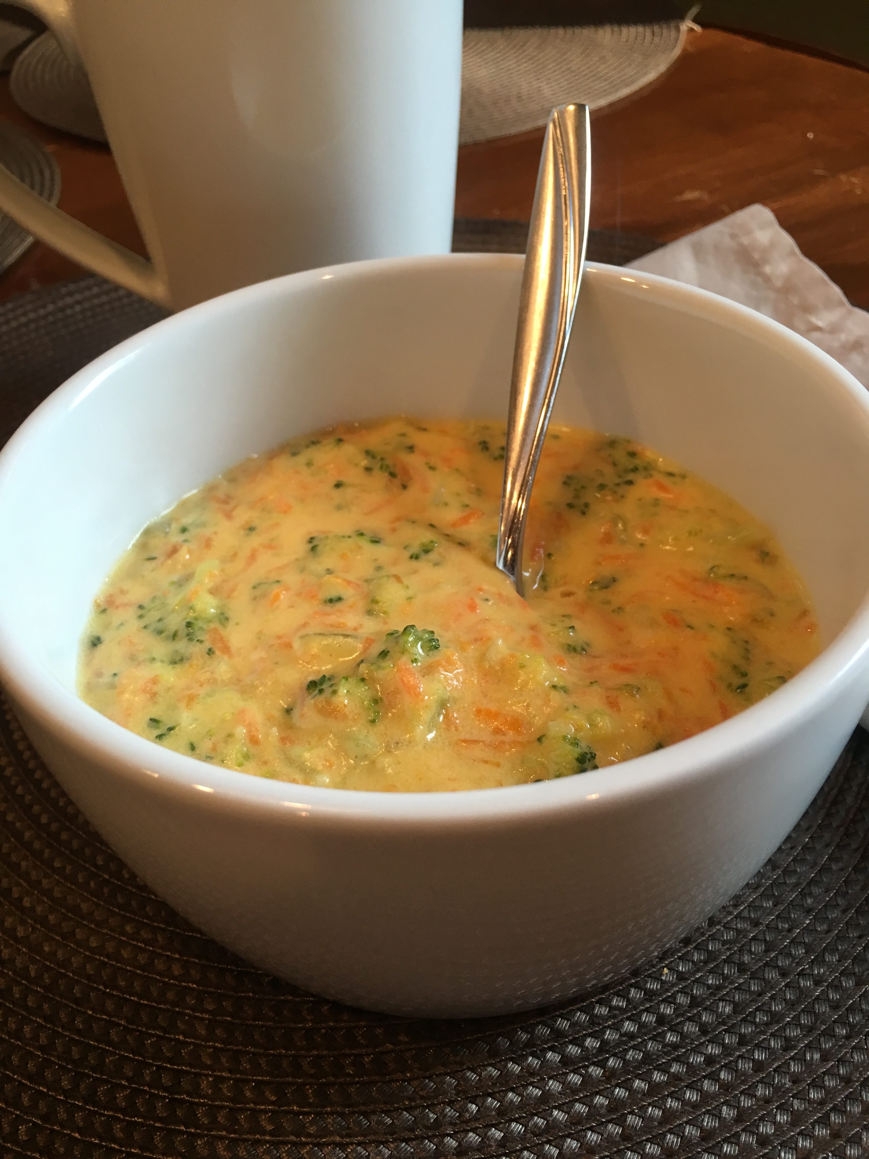 Broccoli Cheddar Soup - Read. Eat. Repeat.