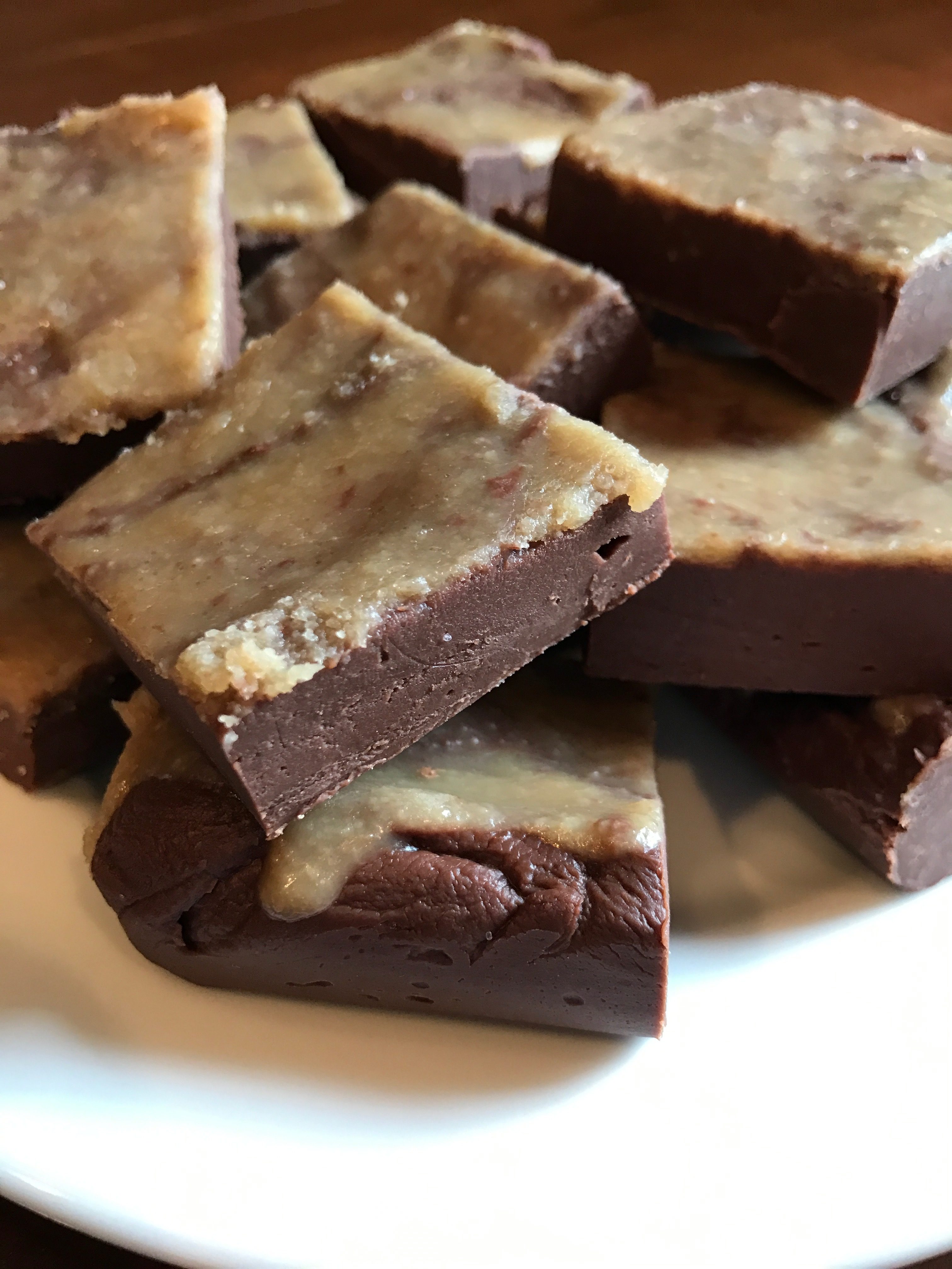 Dark Chocolate Salted Caramel Fudge