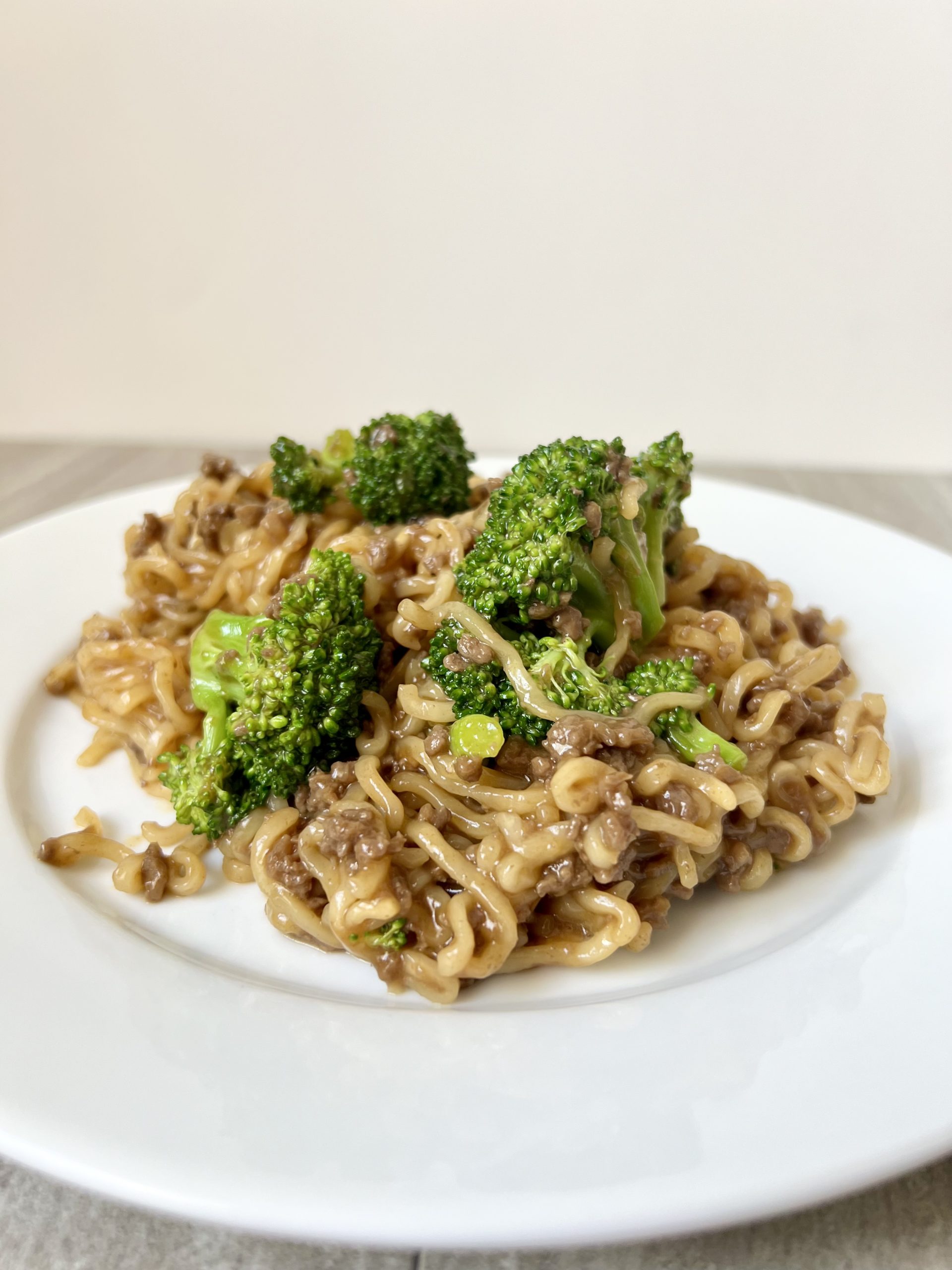 beef & broccoli teriyaki ramen